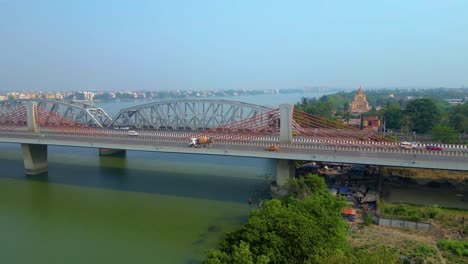 Vista-Aérea-Del-Templo-Dakshineswar-Kali