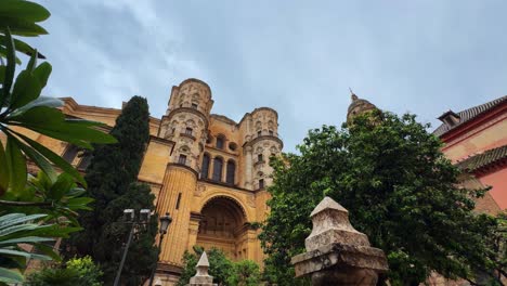 Malaga-roman-catholic-cathedral-church-landmark-in-Spain-Costa-del-Sol