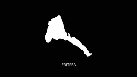 Digital-revealing-and-zooming-in-on-Eritrea-Country-Map-Alpha-video-with-Country-Name-revealing-background-|-Eritrea-country-Map-and-title-revealing-alpha-video-for-editing-template-conceptual