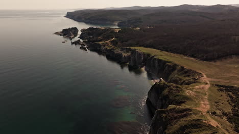 Tierras-Altas-De-Las-Montañas-Del-Mar-Negro---Vídeo-Drone-4k