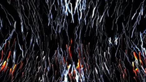 Abstrakte-Wirbelnde-Linie-Auf-Schwarzem-Hintergrund,-4K-VJ-Loop-Animation