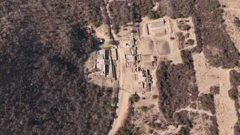 Archaeological-zone-views-from-drone-in-Oaxaca-Mexico