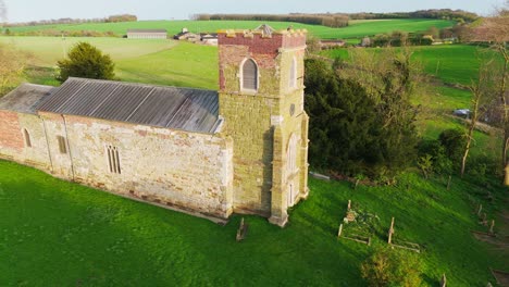 Aerial-drone-footage-of-a-small-Lincolnshire-village-called-Burwell-in-the-UK