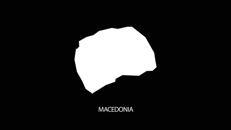 Digital-revealing-and-zooming-in-on-Macedonia-Country-Map-Alpha-video-with-Country-Name-revealing-background-|-Macedonia-country-Map-and-title-revealing-alpha-video-for-editing-template-conceptual