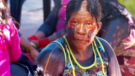 Indigenous-Amazonian-Elder-with-Distinctive-Facial-Tattoos-and-Paint