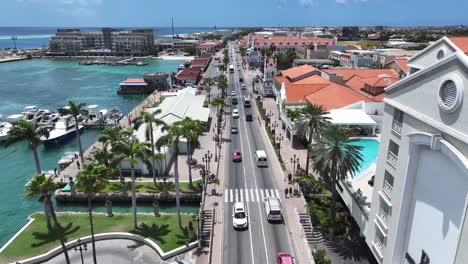 Downtown-City-At-Oranjestad-In-Caribbean-Netherlands-Aruba