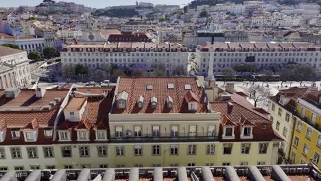 Disparo-De-Un-Dron-Sobre-La-Plaza-Rossio-De-Lisboa