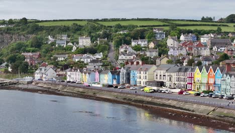 Seaside-town-Whitehead-in-County-Antrim,-Northern-Ireland