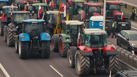 Farmers'-protest-in-Europe-in-Poland