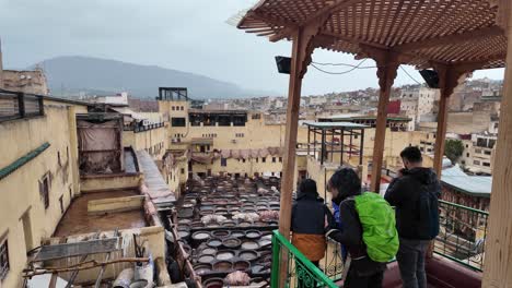 Old-Fes-el-Bali-oldest-Medina-authentic-local-leather-Chouara-Tannery