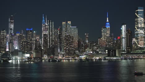 Midtown-Manhattan-Nueva-York-Por-La-Noche