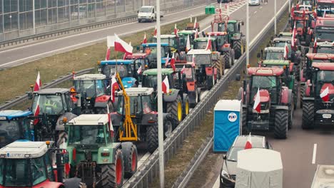 Farmers'-protest-in-Europe-in-Poland