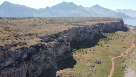 Klettern-In-San-Vito-Lo-Capo,-Sizilien