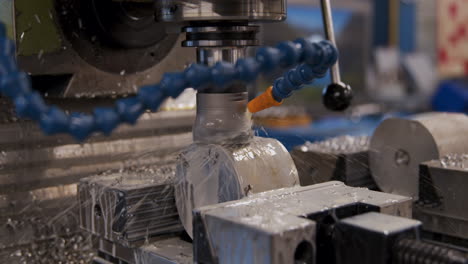 A-spinning-CNC-machine-while-the-camera-pans-around-it