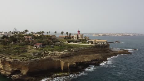 Siracusa-Strand-Sizilien-Mit-Der-Drohne