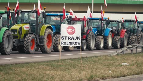 Farmers'-protest-in-Europe-in-Poland