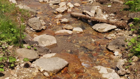 Aerial-of-a-small-mountain-creek