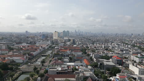 Norte-De-Yakarta-Mirando-Al-Sur-Hacia-El-Dron-Cbd-4k