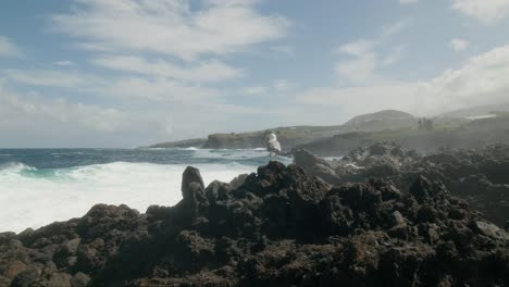 Teneriffa,-Kanarische-Insel,-Puerto-De-Santiago,-Playa-La-Arena