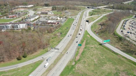 Imágenes-Aéreas-De-Drones-De-4k-Del-Hospital-Médico-Garnet-Health-En-Hudson-Valley-Middletown,-Nueva-York