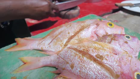 Seasoning-FISH-cooked-at-beach-of-Dominican-Republic-after-fishing