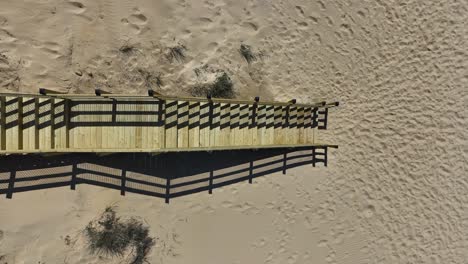 Still-aerial-of-stairs-on-the-dunes