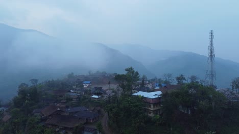 Drone-video-shot-of-hilly-areas-of-Nagaland