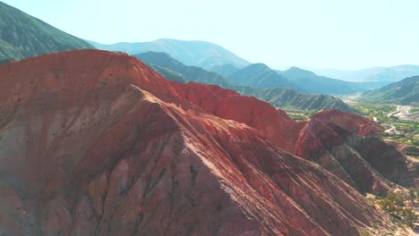 The-magnificent-Cerro-de-los-Siete-Colores-on-a-beautiful-sunny-day