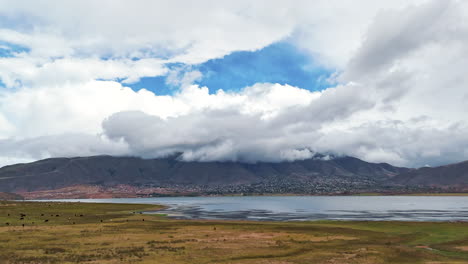 Hyperlapse-Of-The-La-Angostura-Dam-In-Tafí-Del-Valle,-Tucumán,-Argentina