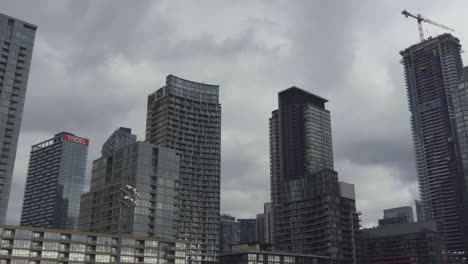 Skyline-Of-Condos-In-Downtown-Toronto,-Ontario