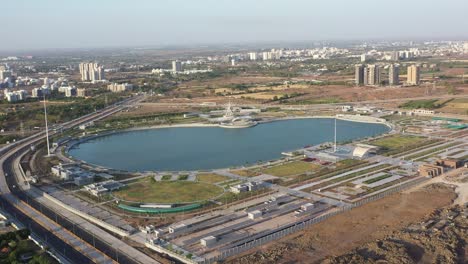 Small-farms-and-residential-areas-are-visible-around-the-lake