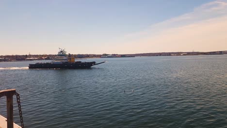 Barcos-En-Portland,-Maine-Waterfront