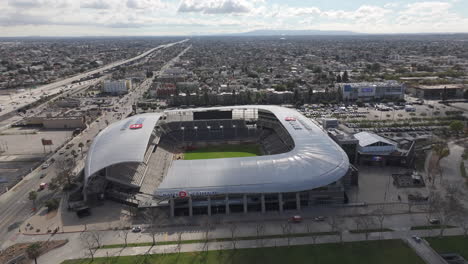 Estadio-Bmo---Estadio-De-Fútbol-En-Exposition-Park,-Los-Ángeles,-California