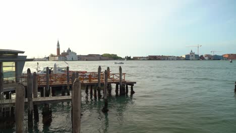 Panoramic-View-of-Pier-of-Venice-late-in-Afternoon-in-Early-Spring