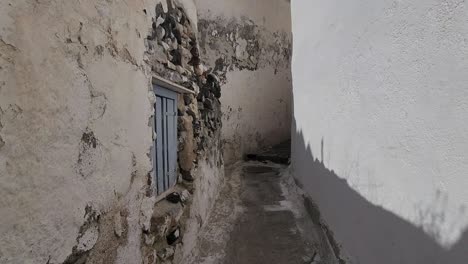 POV-walking-in-small-alley-in-Greece