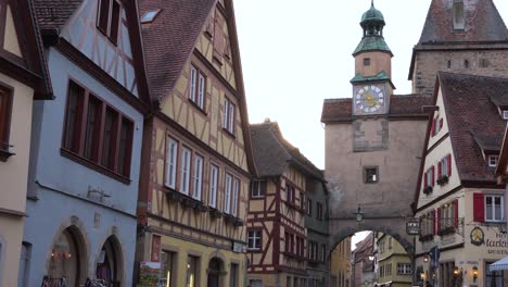 Ciudad-Medieval-De-Rotemburgo-En-Alemania