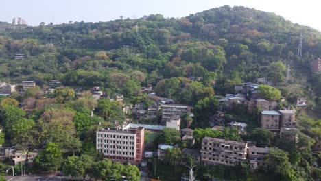 The-sky-over-Tuwan,-a-shantytown-in-the-old-urban-area-of-Chongqing