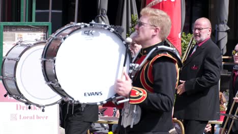 Marching-Band-Celebrates-Workers'-Day-in-Bruges