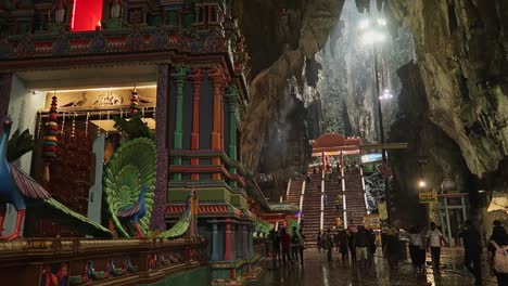 Interior-Hindu-Architecture-inside-Batu-Cave-Temple-in-Kuala-Lumpur