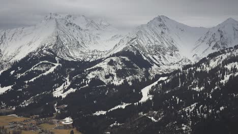 Winter-In-Den-österreichischen-Alpen