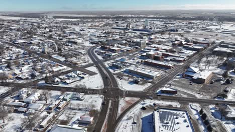 Sterling-Colorado-aerial-drone-winter-snow-2024