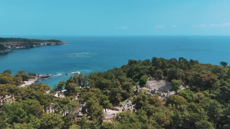 Phaselis-O-Faselis-Era-Una-Ciudad-Griega-Y-Romana-En-La-Costa-De-La-Antigua-Licia