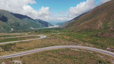 Road-in-the-"Cuna-de-Nubes"-on-Ruta-9-in-Jujuy