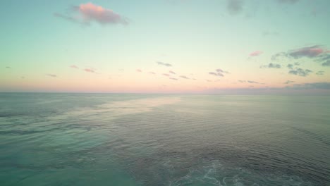 Venus-belt-on-the-ocean-in-the-early-morning-pan-slow