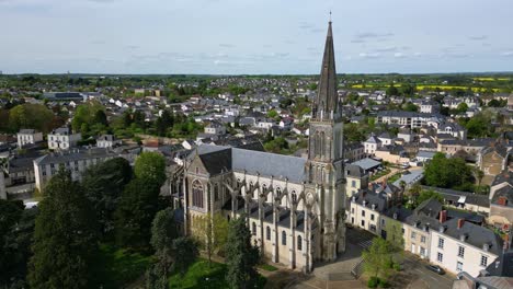 Saint-Remi-or-Saint-Remy-church,-Château-Gontier-in-France