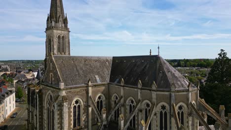 Saint-Remi-or-Saint-Remy-church,-Château-Gontier-in-France