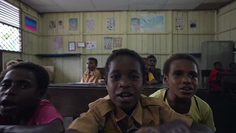 Indonesian-children-at-village-school-third-world-educational-system