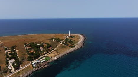 Capo-San-Vito-Lighthouse---Aerial-Establishing-Shot