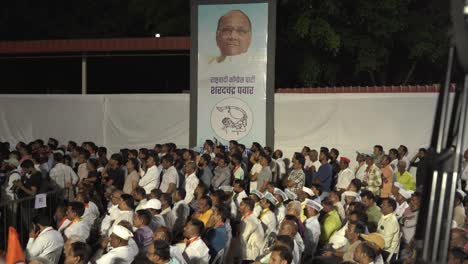 Indian-political-party-AAP-members-and-supporters-during-Lok-Sabha-election-campaign-by-Uddhav-Thackeray-and-Sharad-Pawar-at-college-ground-in-Warje
