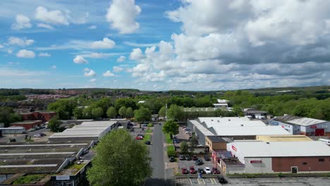 Toma-Aérea-Del-Polígono-Industrial-Wincheap-En-Canterbury.